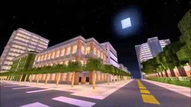  Un student american a realizat un oraşel virtual cu ajutorul jocului Minecraft