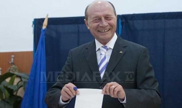  Traian Băsescu a votat pentru ultima dată din postura de preşedinte