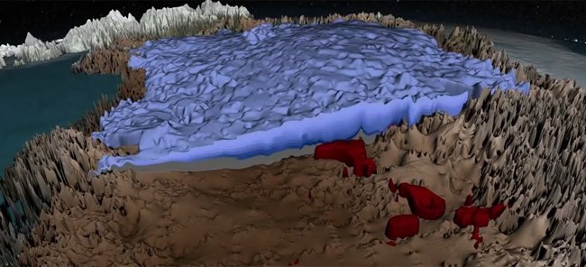  VIDEO NASA a dat publicității prima hartă 3 D a calotei de gheață din Groenlanda