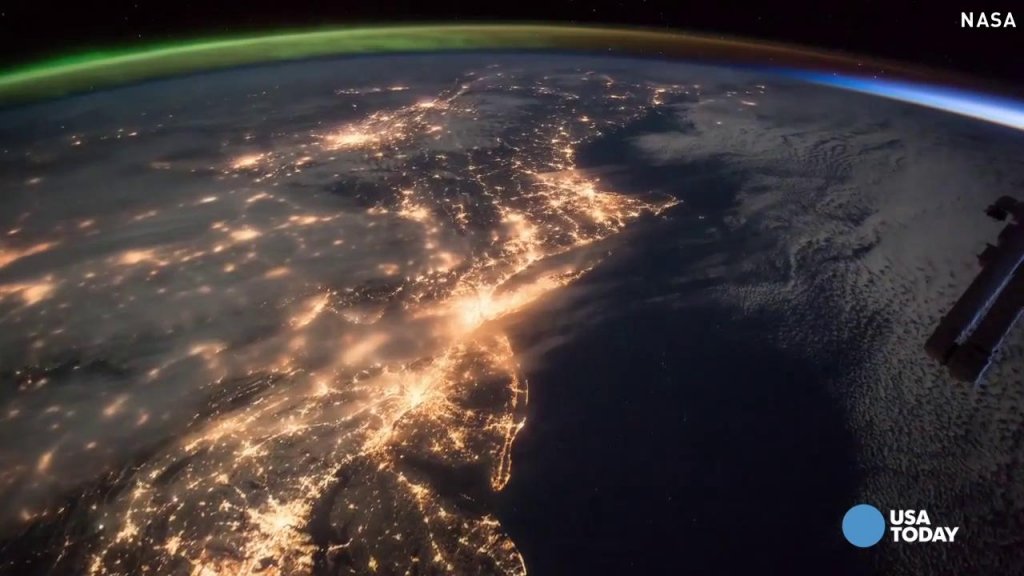  VIDEO: Aurora boreală şi răsăritul soarelui, într-un video impresionant realizat de NASA