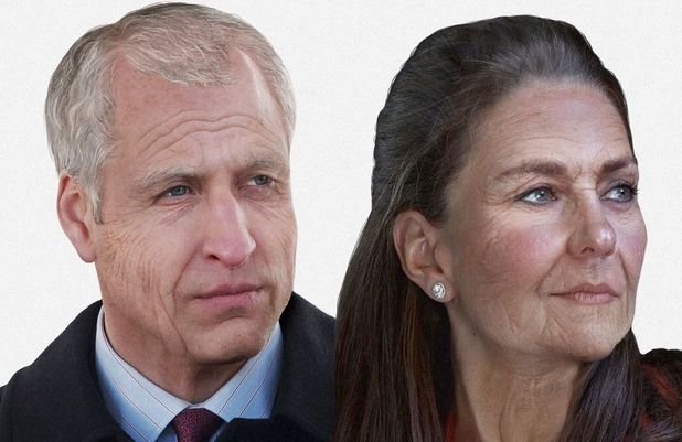  Simulare: Cum ar putea arăta prinţul William şi Catherine la 80 de ani