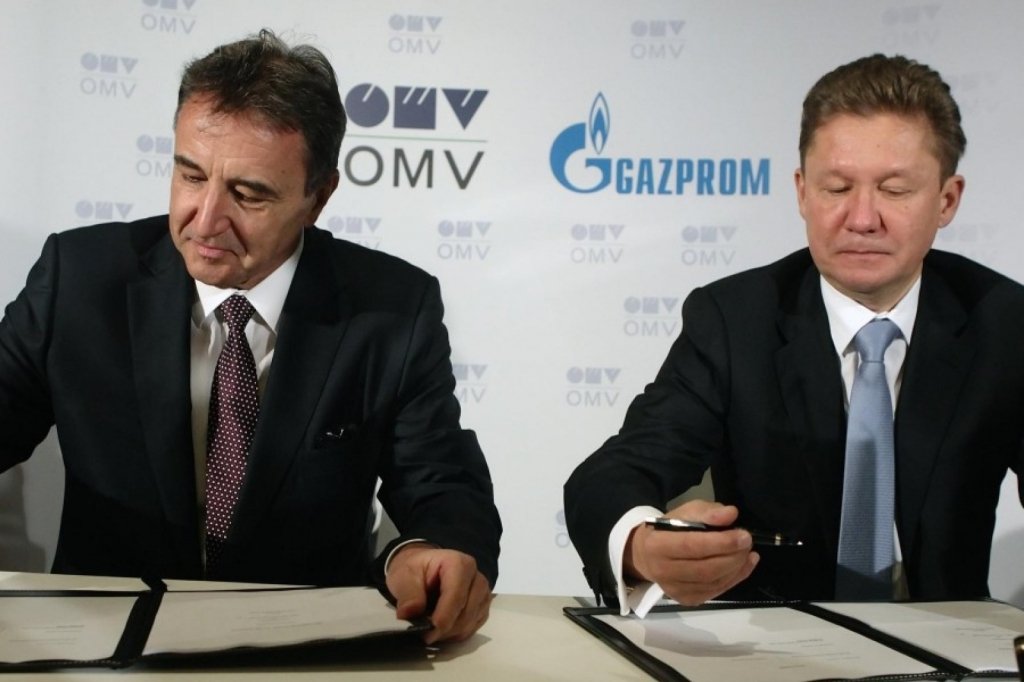  Gazprom şi OMV au încheiat un memorandum de colaborare pe termen lung