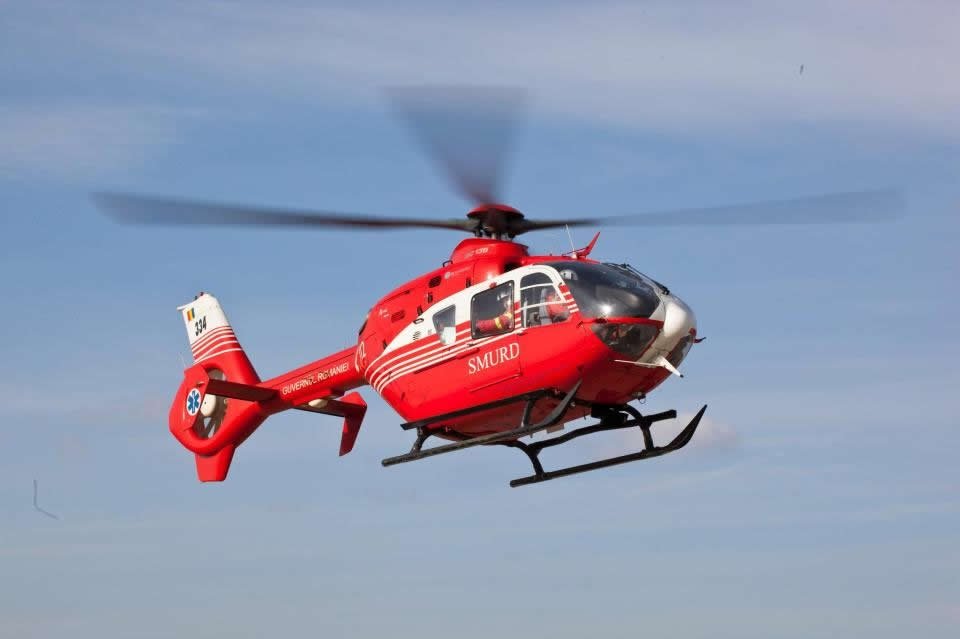  Pilot cu malarie dus la Bucureşti cu elicopterul SMURD. Venise din Mozambic