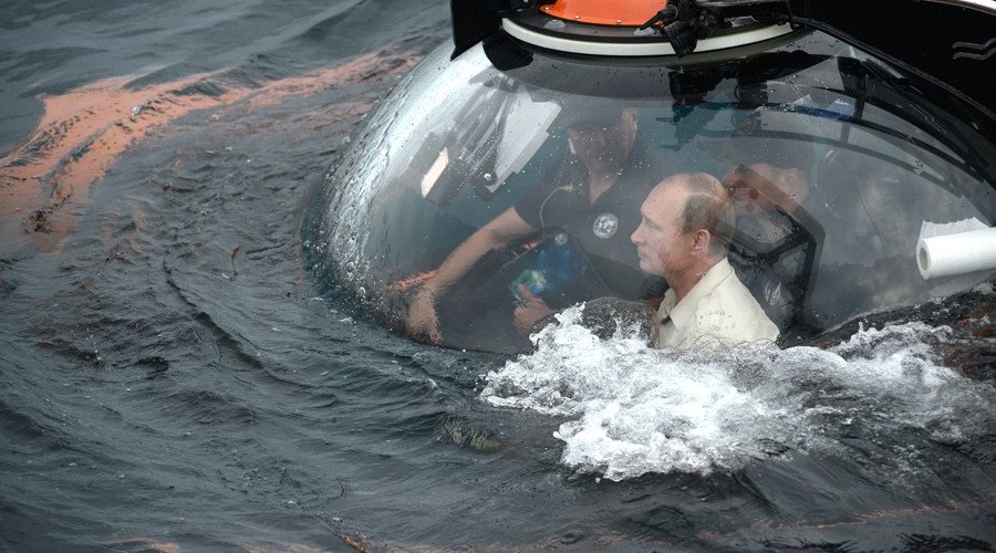  VIDEO Putin s-a scufundat într-un batiscaf în Marea Neagră pentru a cerceta epave de corăbii bizantine