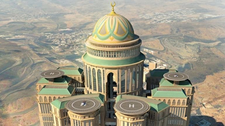  Cel mai mare hotel din lume, Abraj Kudai, se va ridica la Mecca