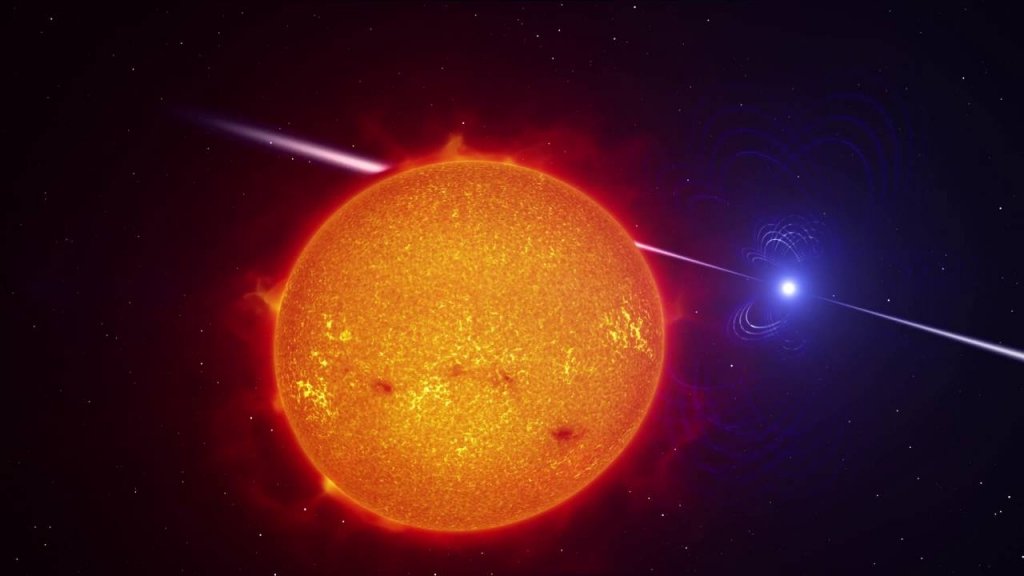  VIDEO: Dans cosmic şi lasere cu două stele care fac „pereche” în univers