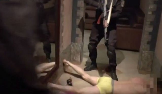  VIDEO: Momentul in care mascatii descind intr-o sauna din Chisinau. Ce se petrecea in interior