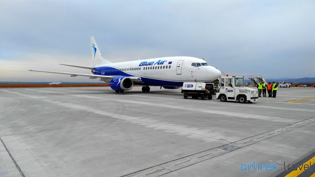  Compania Blue Air anunţă o cursă nouă la Iaşi, cu destinaţia Torino