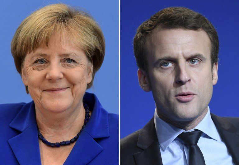  Merkel vrea o cooperare strânsă cu Macron