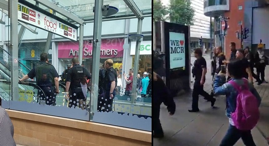  Martorii anunţă redeschiderea mallului Arndale din Manchester, evacuat temporar în urma unei alerte de securitate