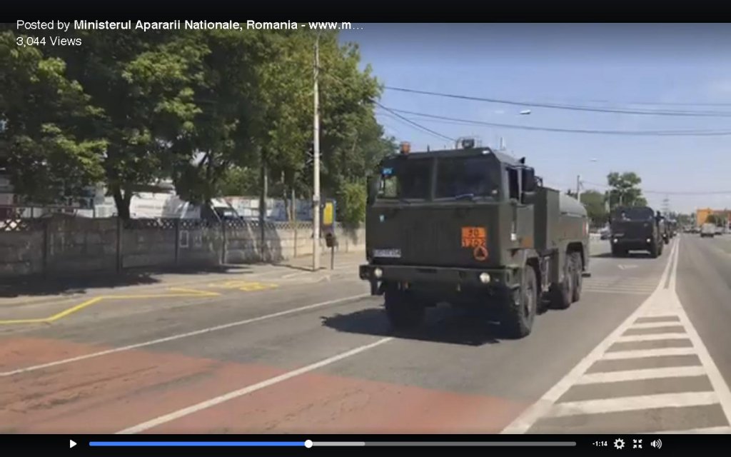  (VIDEO) Primele convoaie militare se apropie de Bucureşti: Exerciţiu de amploare