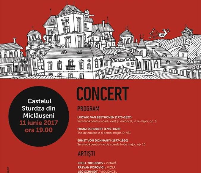  Artiștii SoNoRo Conac vor concerta duminică seara la Castelul Sturdza din Miclăușeni