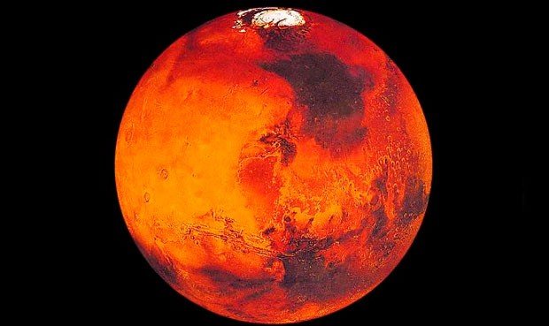  Furtuni violente de zăpadă se produc pe planeta Marte în timpul nopţii