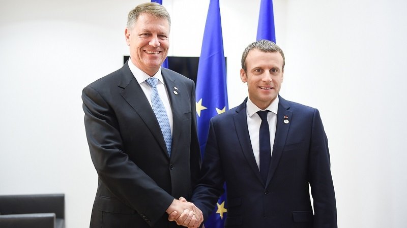  Preşedintele Franţei, Emmanuel Macron, începe vizita în România