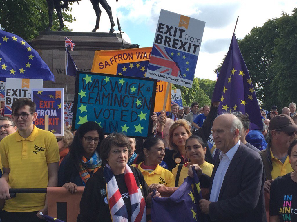  „Mars pentru Europa”: Mii de britanici au protestat fata de Brexit la Londra