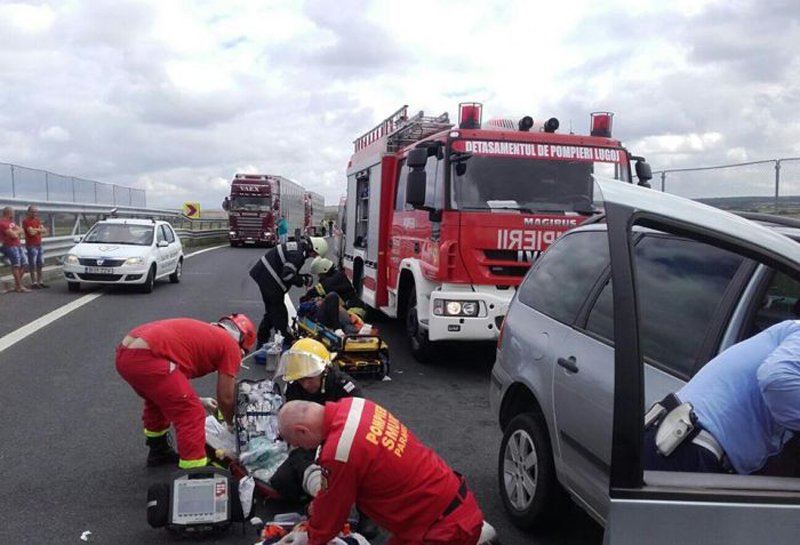  Accident grav pe autostradă: o persoană a murit, iar alta a fost rănită