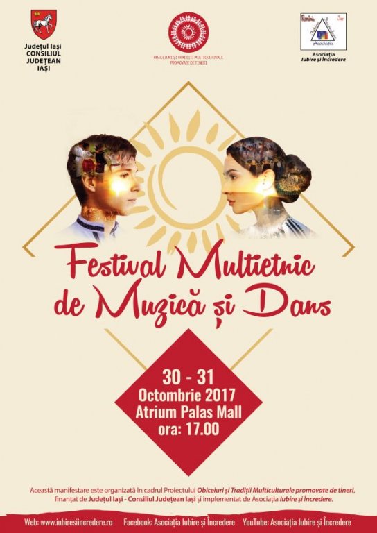  Ieşenii sunt aşteptaţi la Festivalul Multicultural de Muzică şi Dans