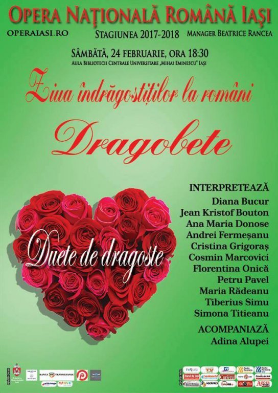  Opera Națională Română Iași vă invită de Dragobete să sărbătoriți Ziua Îndrăgostiților