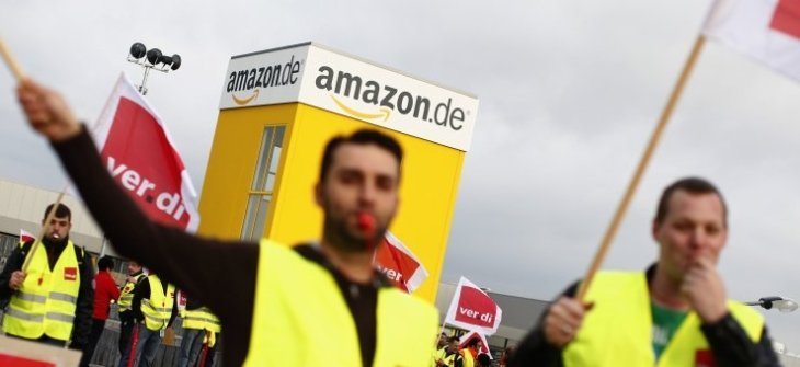  Angajaţii Amazon din Germania se plâng că nu pot trăi din salariu