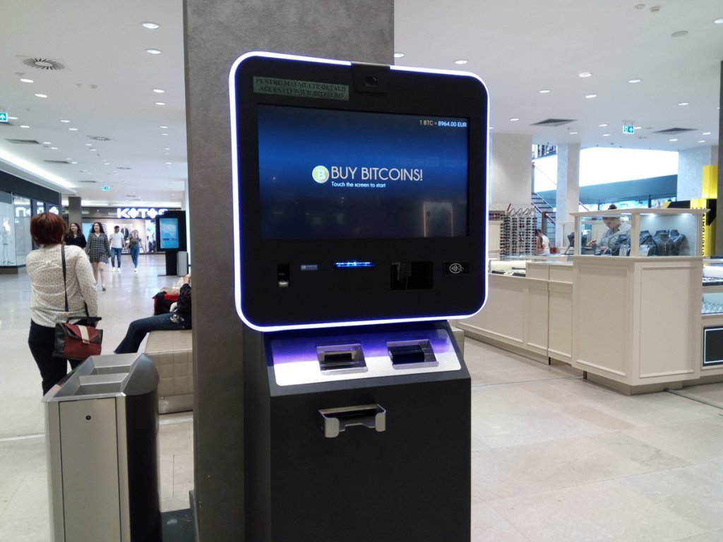  VIDEO: Puteți cumpăra bitcoins de la un bancomat amplasat în mall-ul din Iași