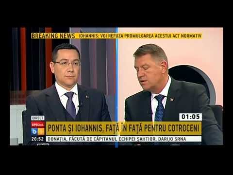  Ponta: M-a durut când a ieşit Iohannis cu lista baronilor, în 2014, şi eu trebuia să îi apăr, deşi eram de acord cu el