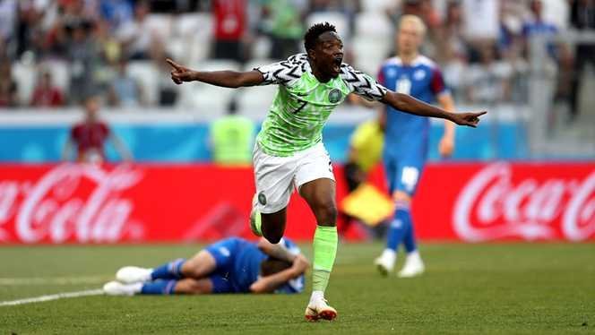  Nigeria a învins Islanda în etapa a doua a grupelor. Golurile au fost marcate de Musa