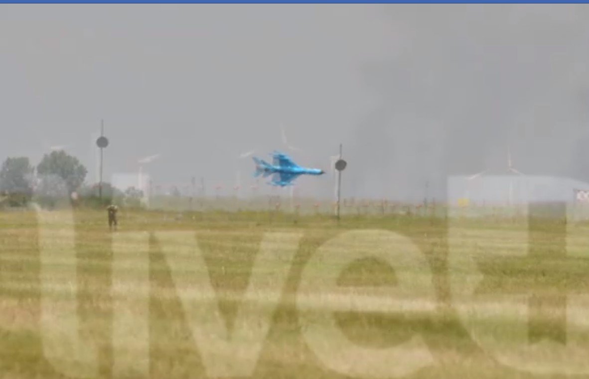  (VIDEO) Momentul prăbuşirii avionului MiG 21 LanceR la Baza aeriană Borcea