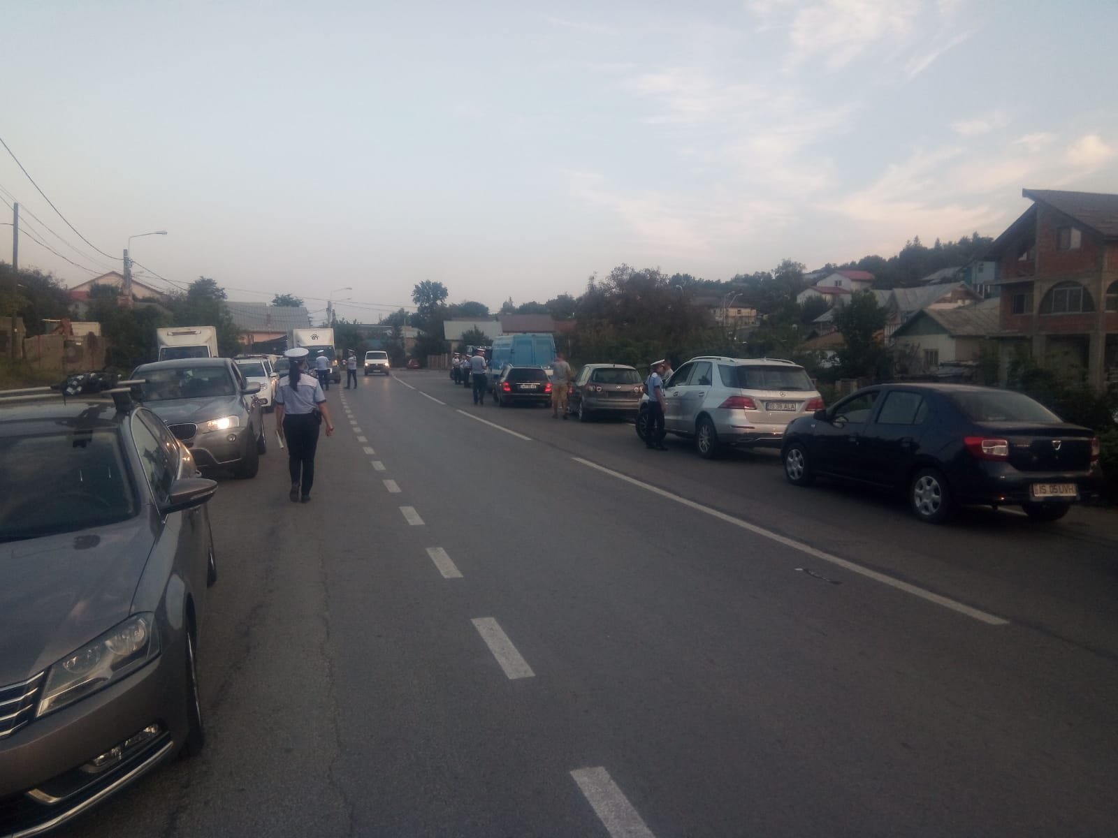  FOTO: Acțiune mare a Poliției Rutiere. Toți șoferii, opriți într-o zonă din Iași