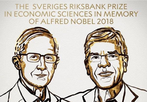  Americanii William Nordhaus şi Paul Romer au primit premiul Nobel pentru Economie