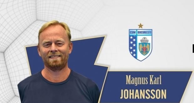  CSM Bucureşti a anunţat încetarea colaborării cu Magnus Johansson