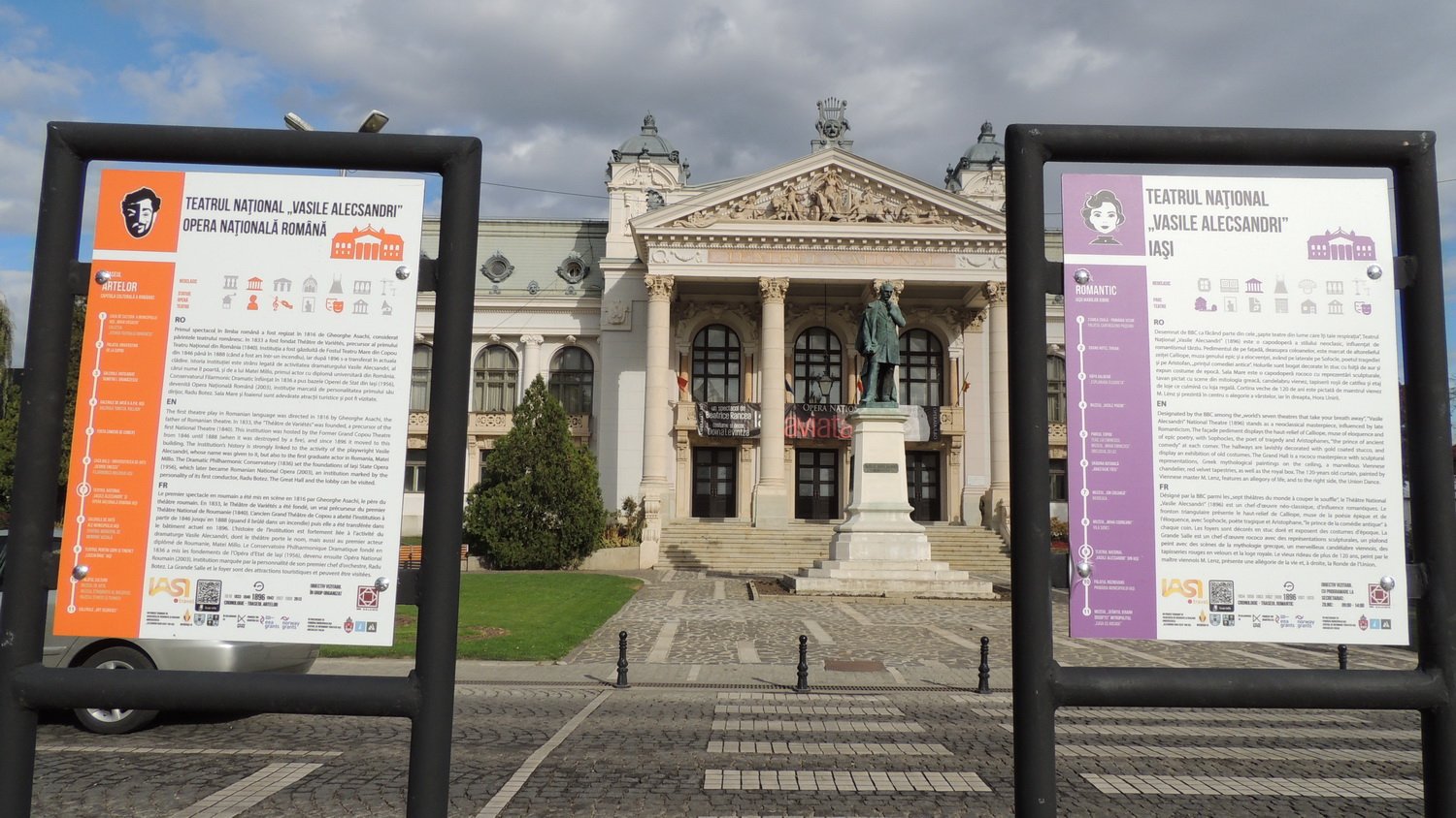  FOTO: Mai multe panouri de informare turistică au fost amplasate în Iași