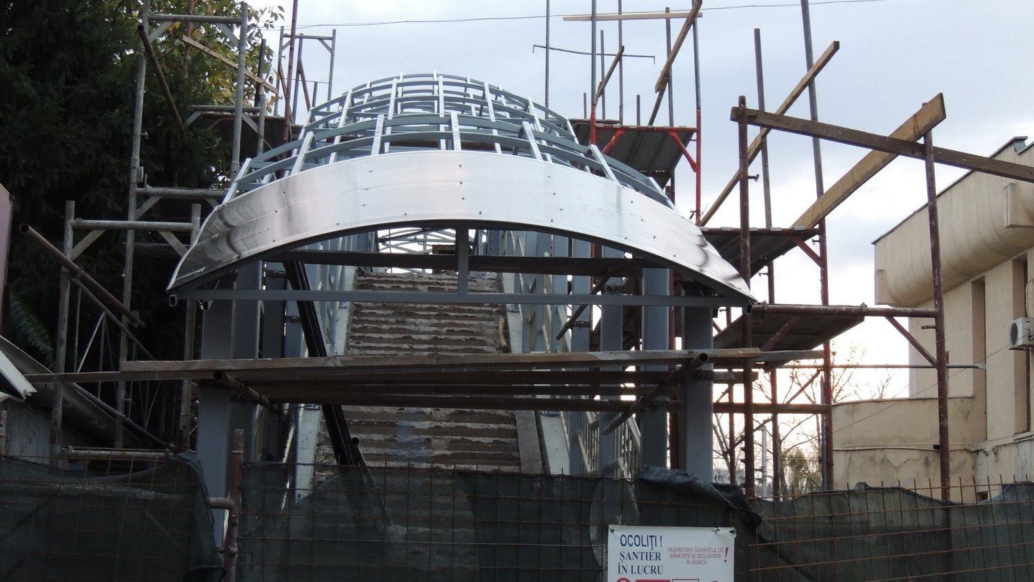  FOTO: Așa arată acum pasarela de la Gară, care ar trebui să fie gata în câteva zile