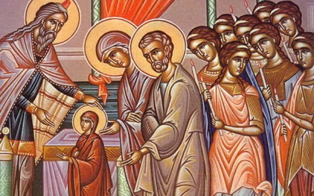  Miercuri, ortodocşii sărbătoresc Intrarea Maicii Domnului în Biserică sau Vovidenia