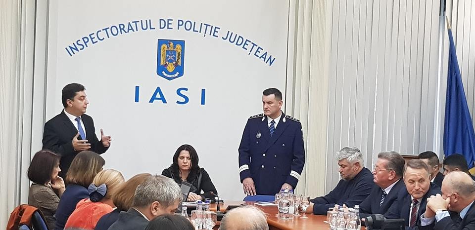  Comisarului-şef Costel Gîtlan, numit oficial la conducerea IPJ Iași