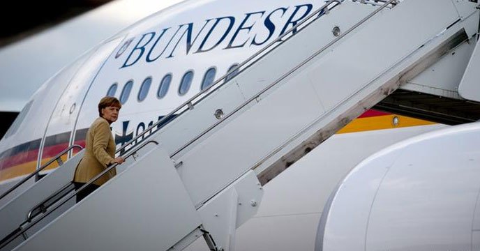  Avionul cu Angela Merkel a cerut aterizarea de urgență în drum spre summitul G20