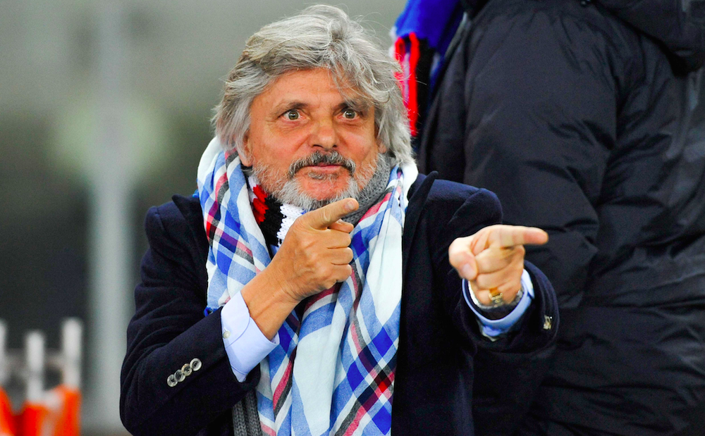  Preşedintele clubului Sampdoria se va rade în cap dacă echipa sa va învinge Juventus