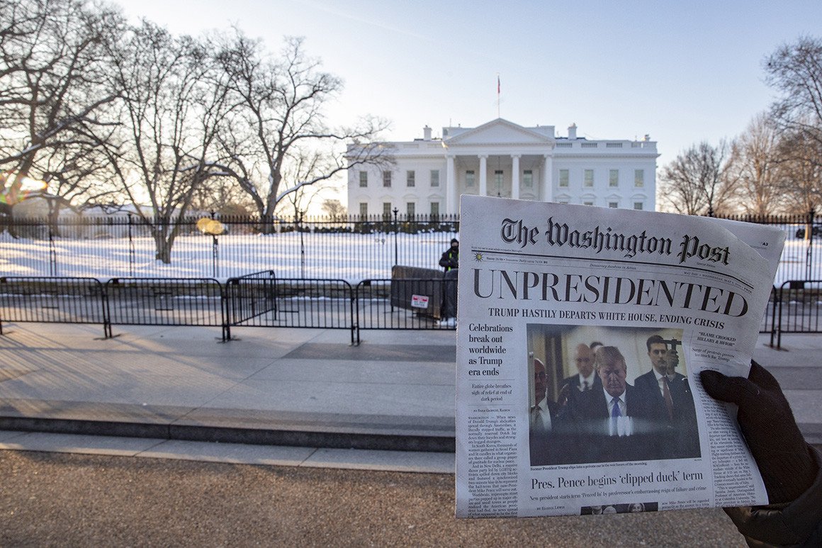  Un fals ziar The Washington Post, distribuit miercuri în capitala SUA