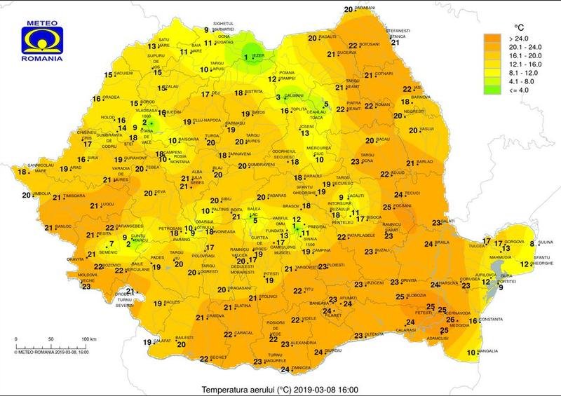  Una dintre cele mai calde zile de 8 martie din istorie: 26 de grade în Dobrogea