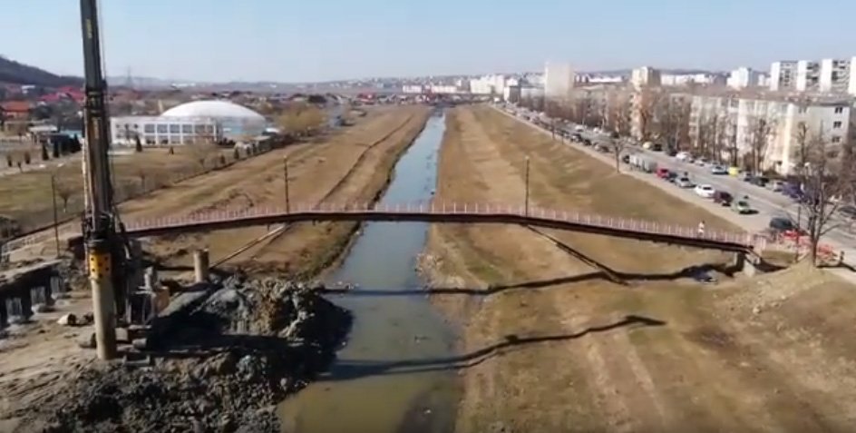  VIDEO: Cum arată acum noul pod peste Bahlui din zona Cicoarei