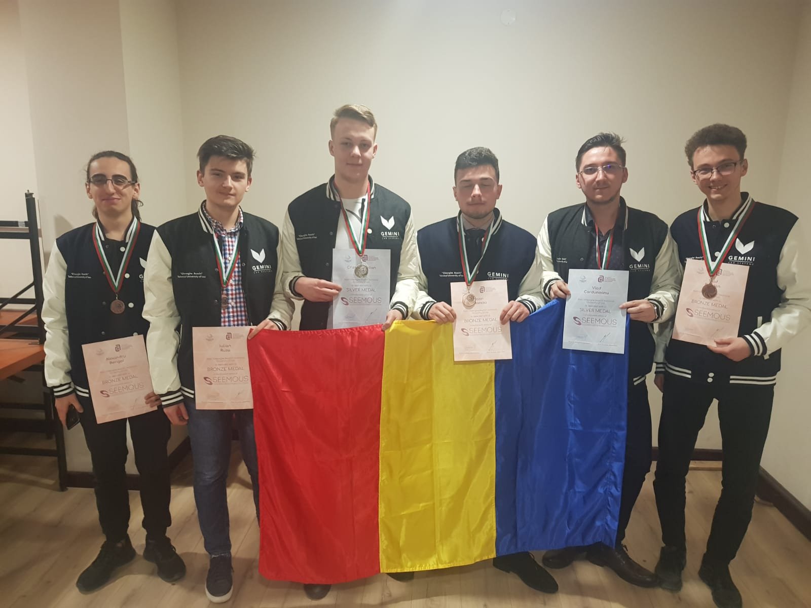  Șase medalii pentru șase studenți de la TUIASI la Olimpiada internațională de matematică SEEMOUS