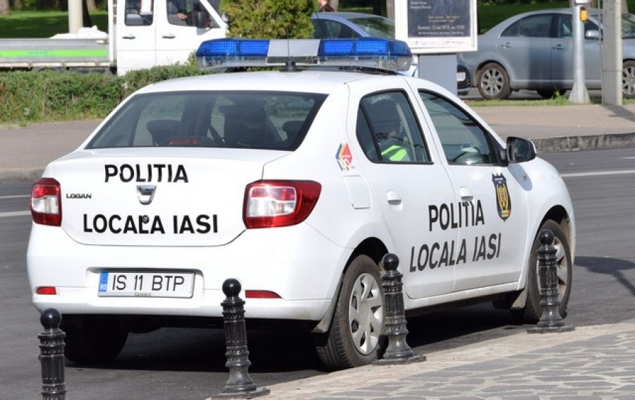  Polițist local din Iași, lovit intenționat de un BMW. A tras un foc în aer (UPDATE)