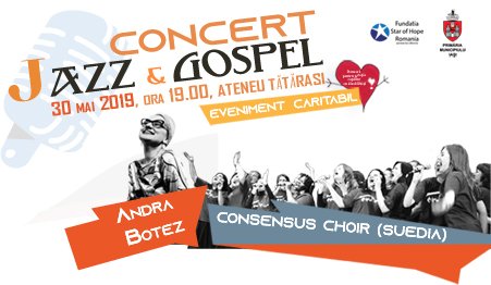  Concert JAZZ & GOSPEL ANDRA BOTEZ & CONSENSUS CHOIR (Suedia)