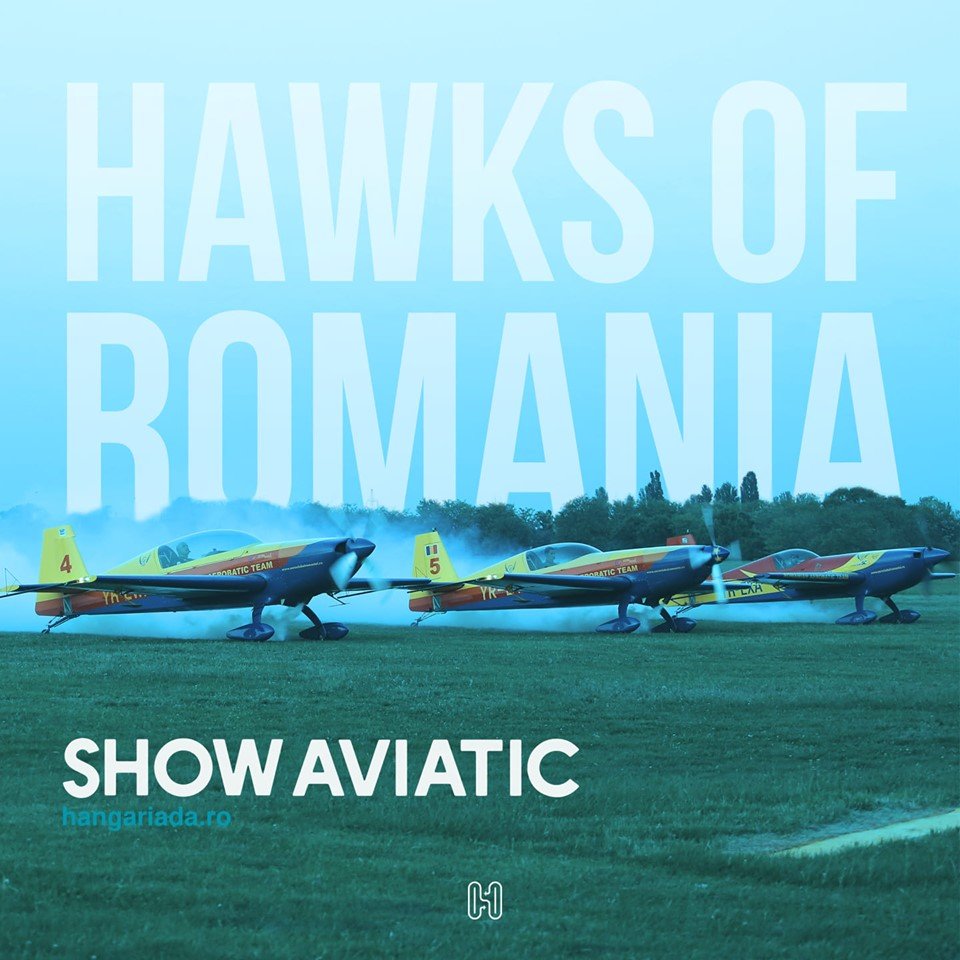  Show aviatic, salturi cu parașuta și multe surprize la Hangariada în acest weekend!