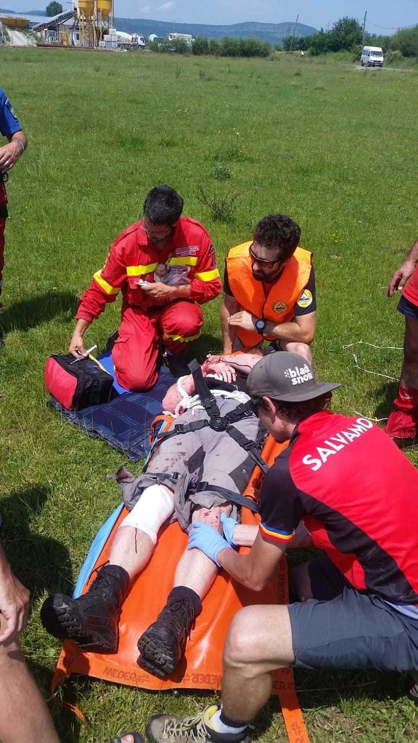  Turist ceh rănit în Munţii Făgăraş, preluat de elicopterul SMURD în stare gravă