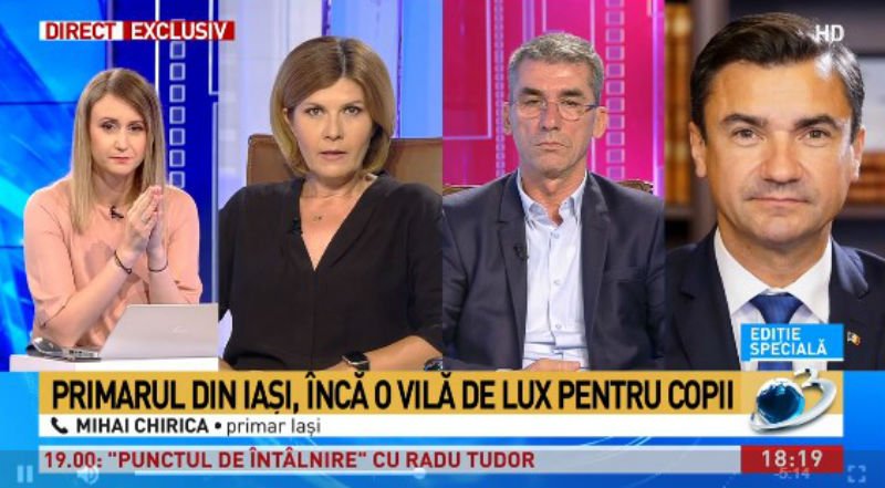  Primarul Chirica explică la Antena3 jongleriile cu ultima vila apărută în declarația de avere