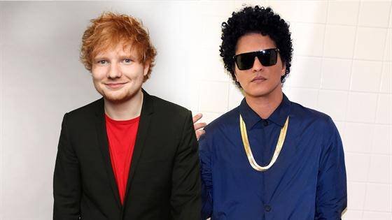  Ed Sheeran a lansat două piese cântate împreună cu Bruno Mars, Chris Stapleton şi Yebba
