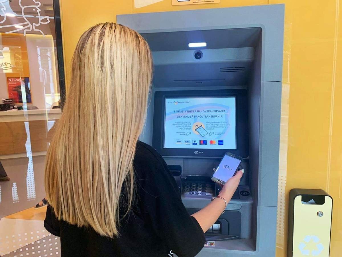  Retrageri de numerar de la ATM-urile Băncii Transilvania doar cu telefonul