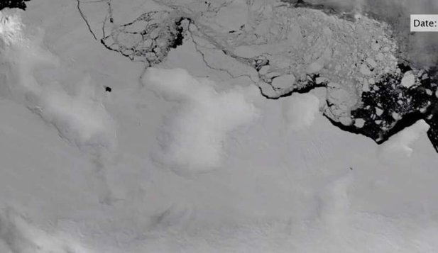  Antarctica se dezintegrează sub acţiunea apei calde a oceanului