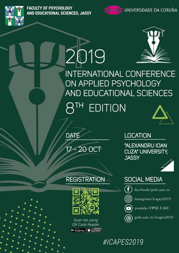  Conferinţa internaţională de Psihologie Aplicată şi Ştiinţe ale Educaţiei (ICAPES 2019)