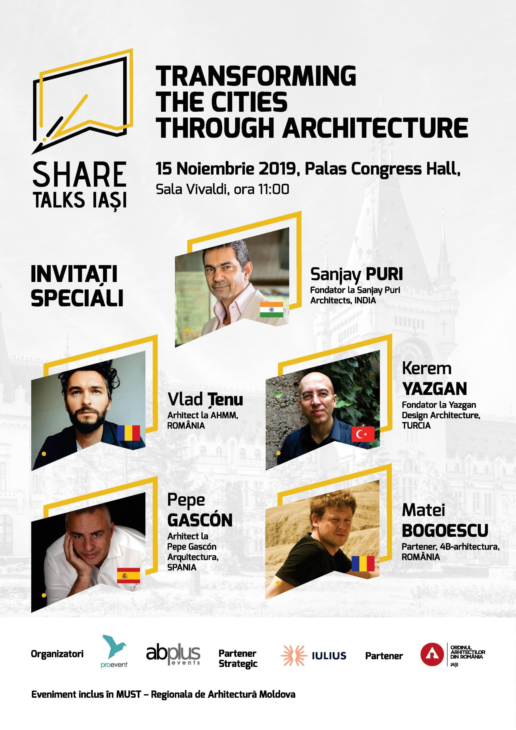  Importantă conferință despre rolul arhitecturii în transformarea orașelor, la Iași
